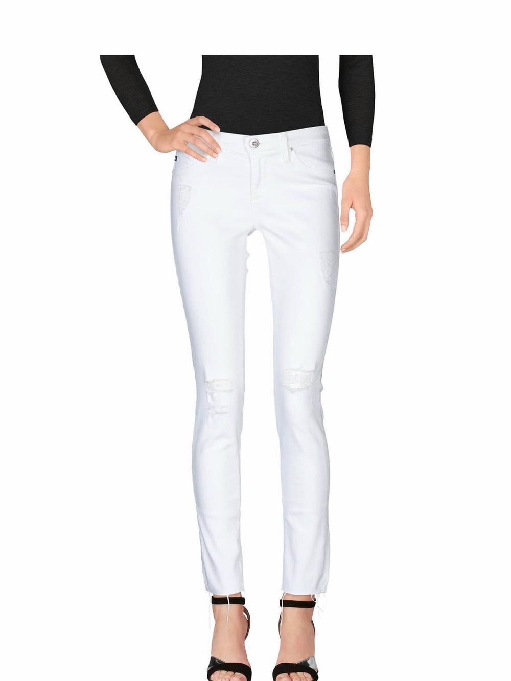 New White AG Women's Skinny Stretchy Jeans Sz 27